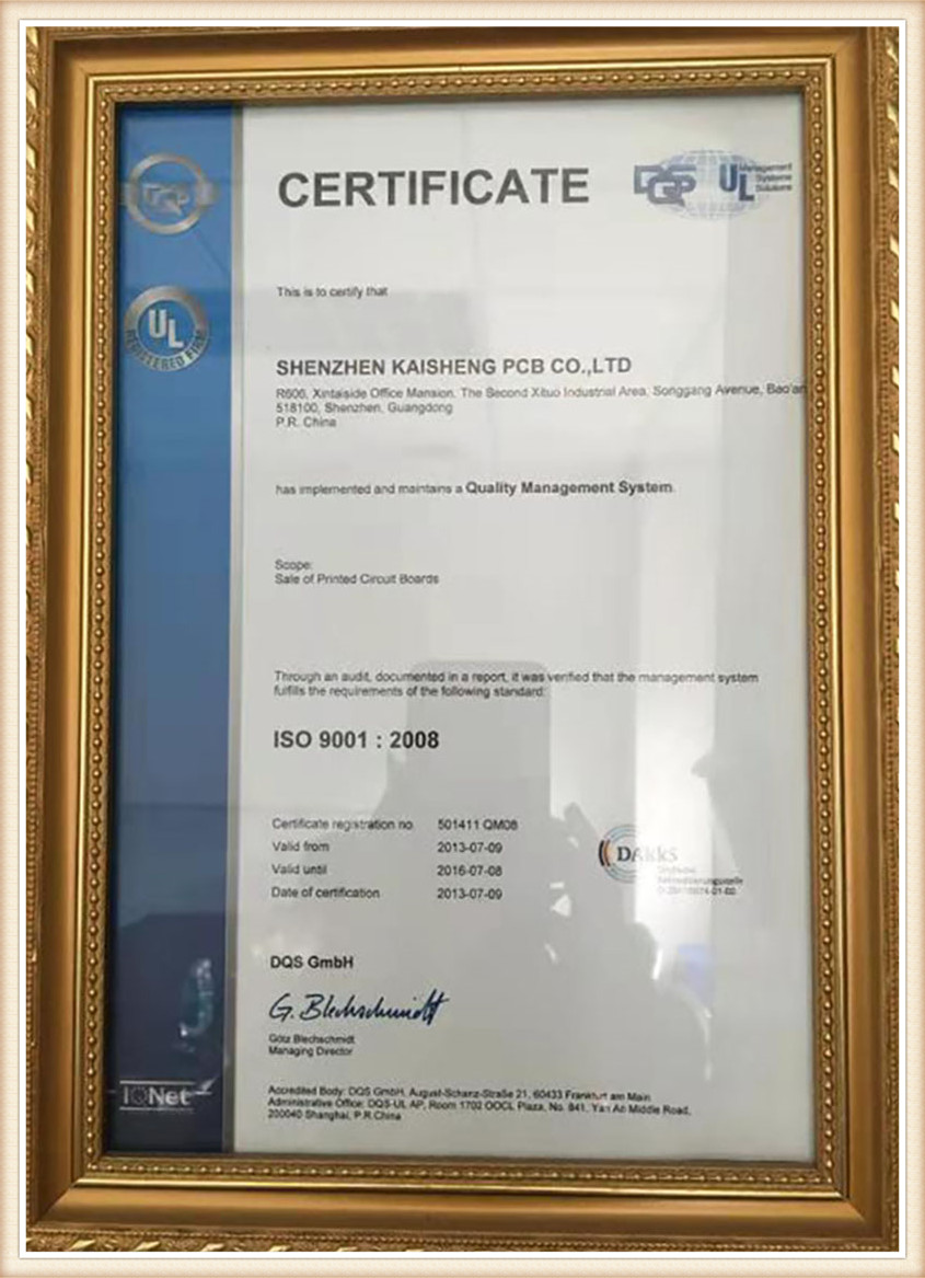 Certificats ISO 9000